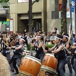 Band playing drums